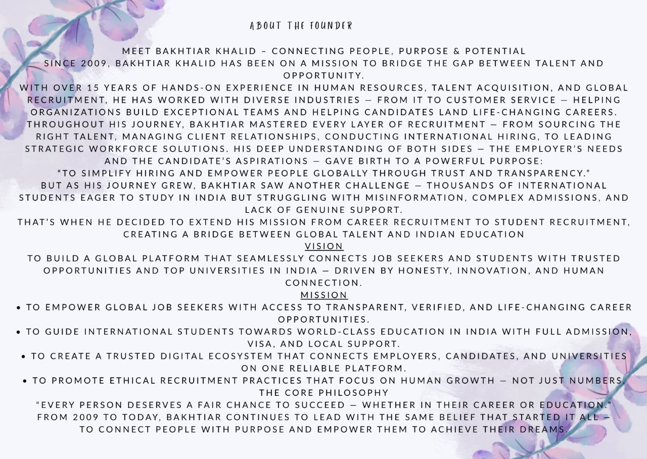 Founder - Bakhtiar Khalid